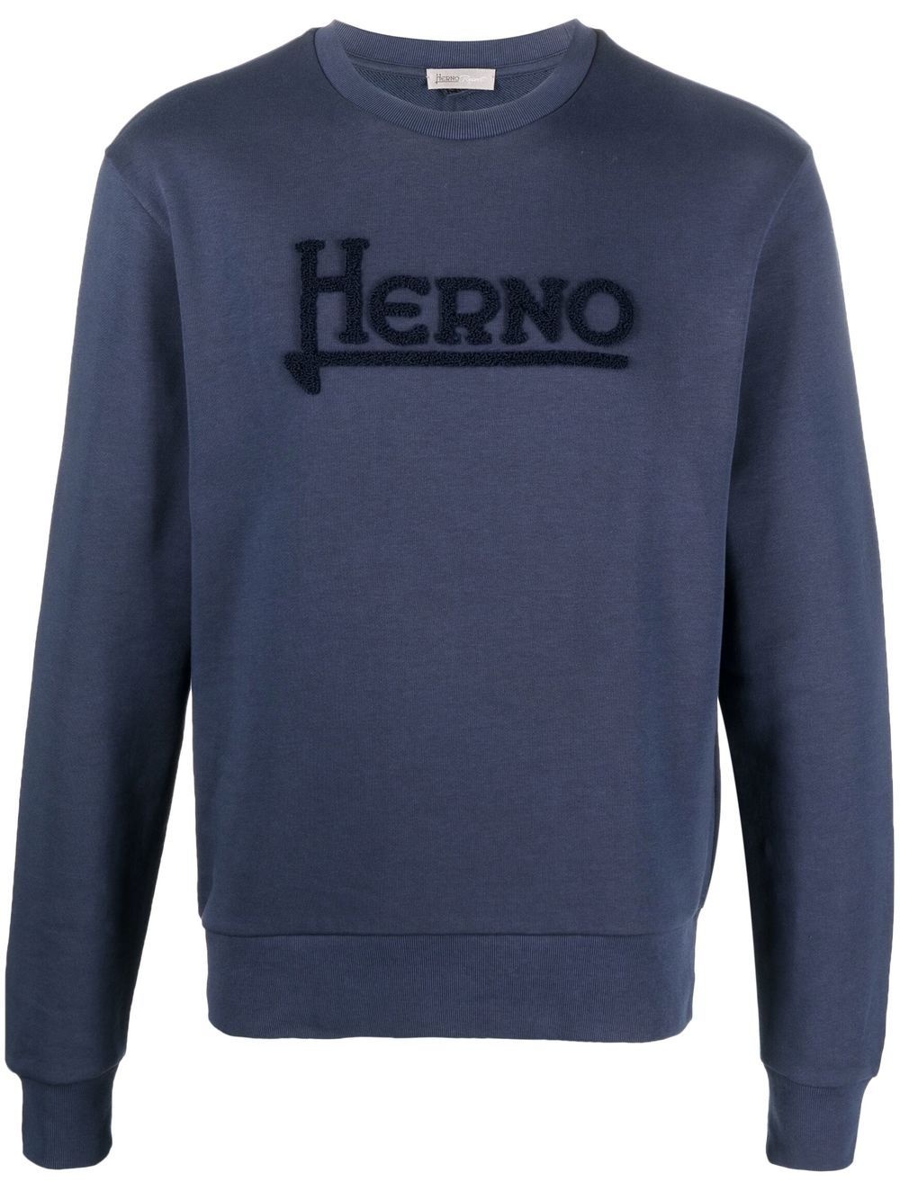 logo-print long-sleeve sweatshirt - 1