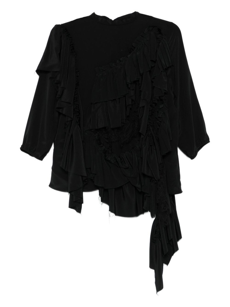 ruffled asymmetric top 1