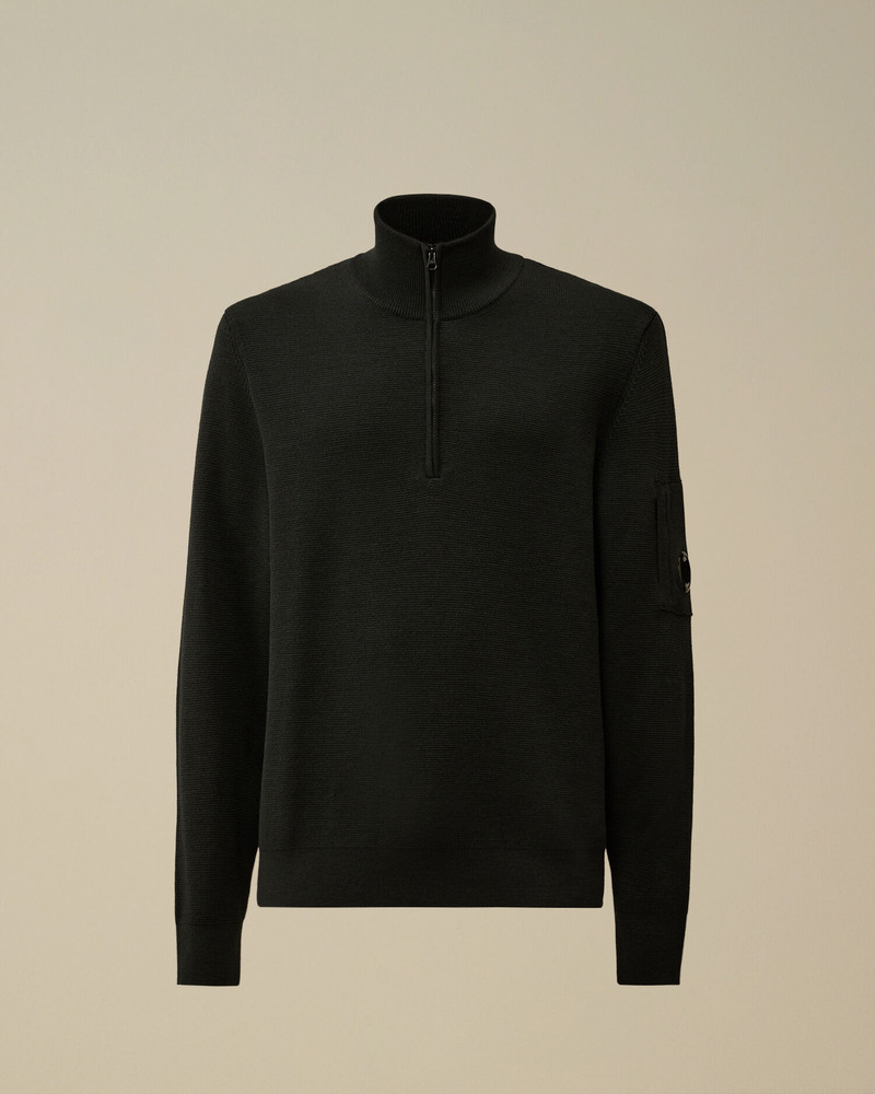Re-Wool Half Zip Lens Sweater 1