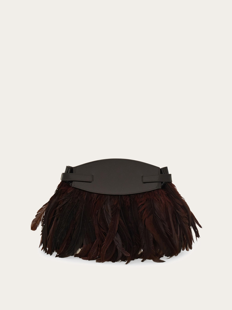Hug soft crossbody bag with feathers (XS) 5