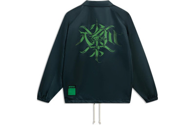 Li-Ning Li-Ning BadFive Graphic Loose Fit Jacket 'Black Green' AFDSD99-1 outlook