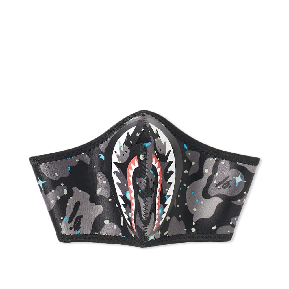 A Bathing Ape Space Camo Shark Mask - 2