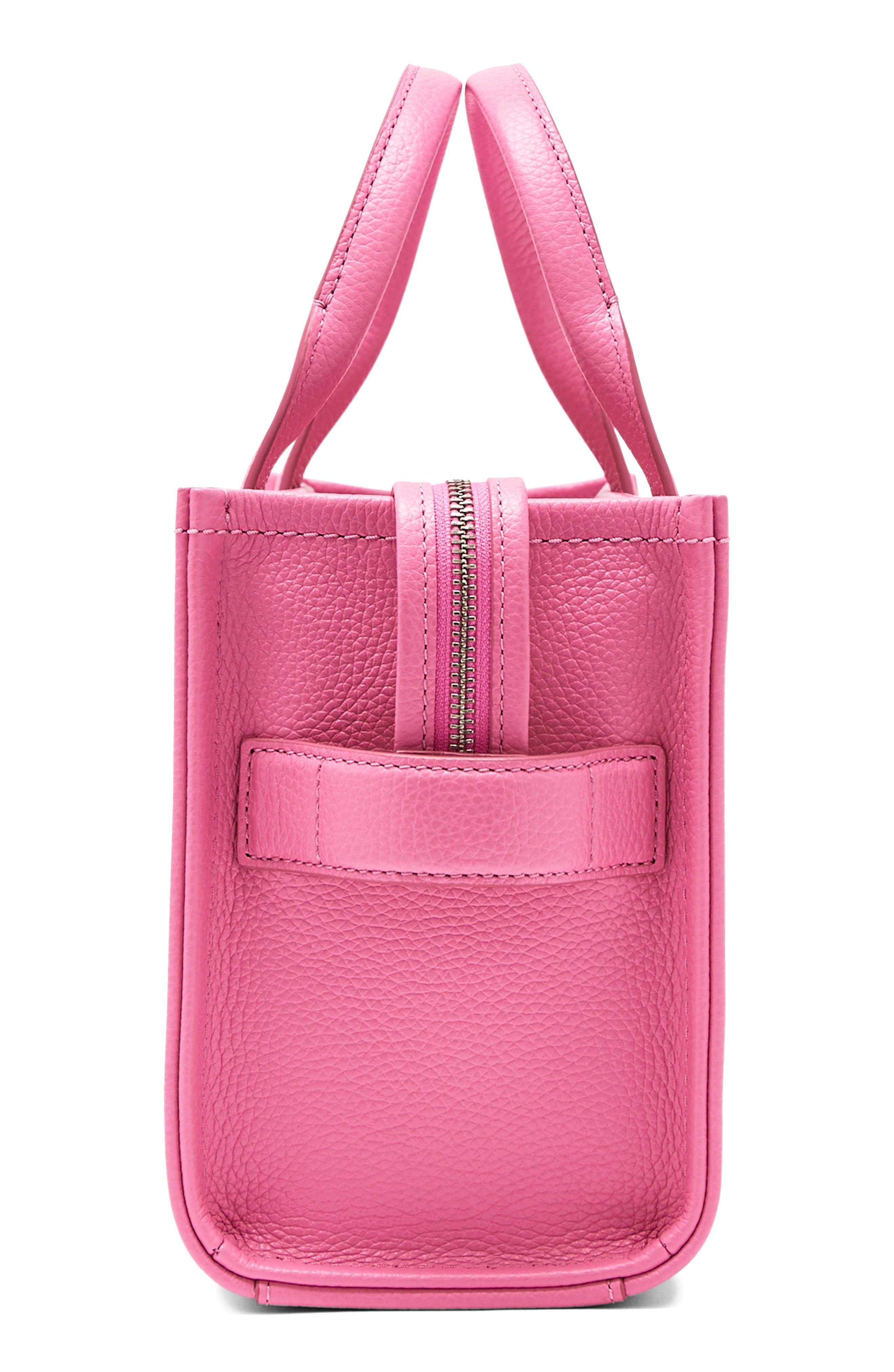 Marc Jacobs The Leather Small Tote Bag in Bow Pink at Nordstrom - 4