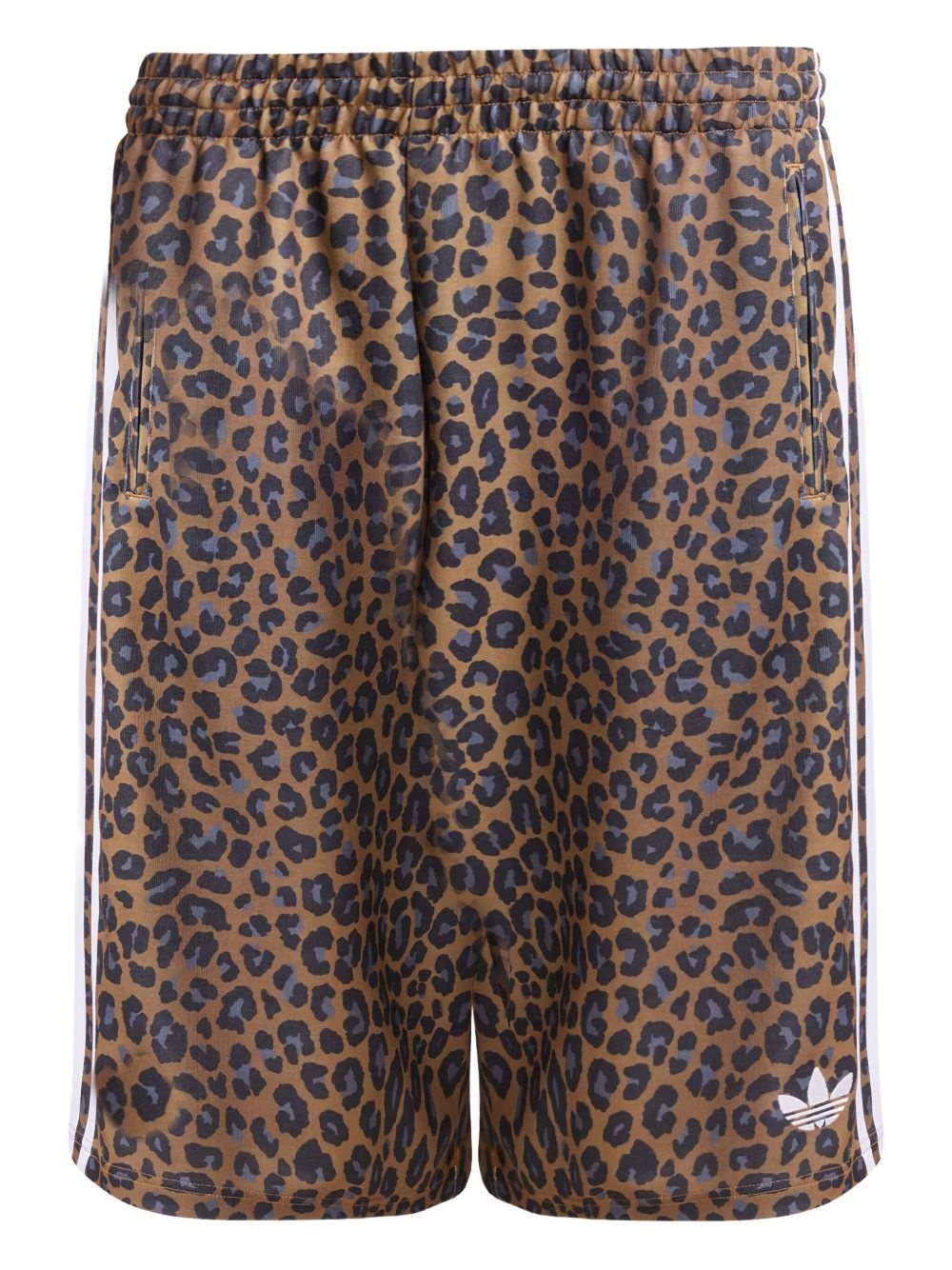 leopard-print shorts - 1