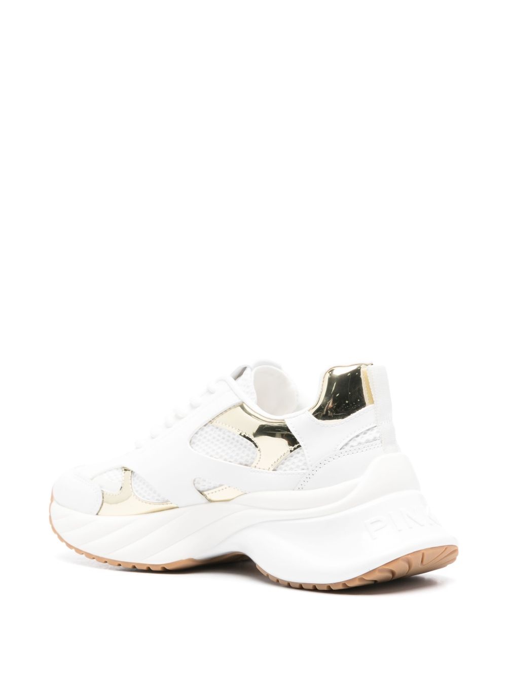 logo-patch mirror-detailed sneakers - 3