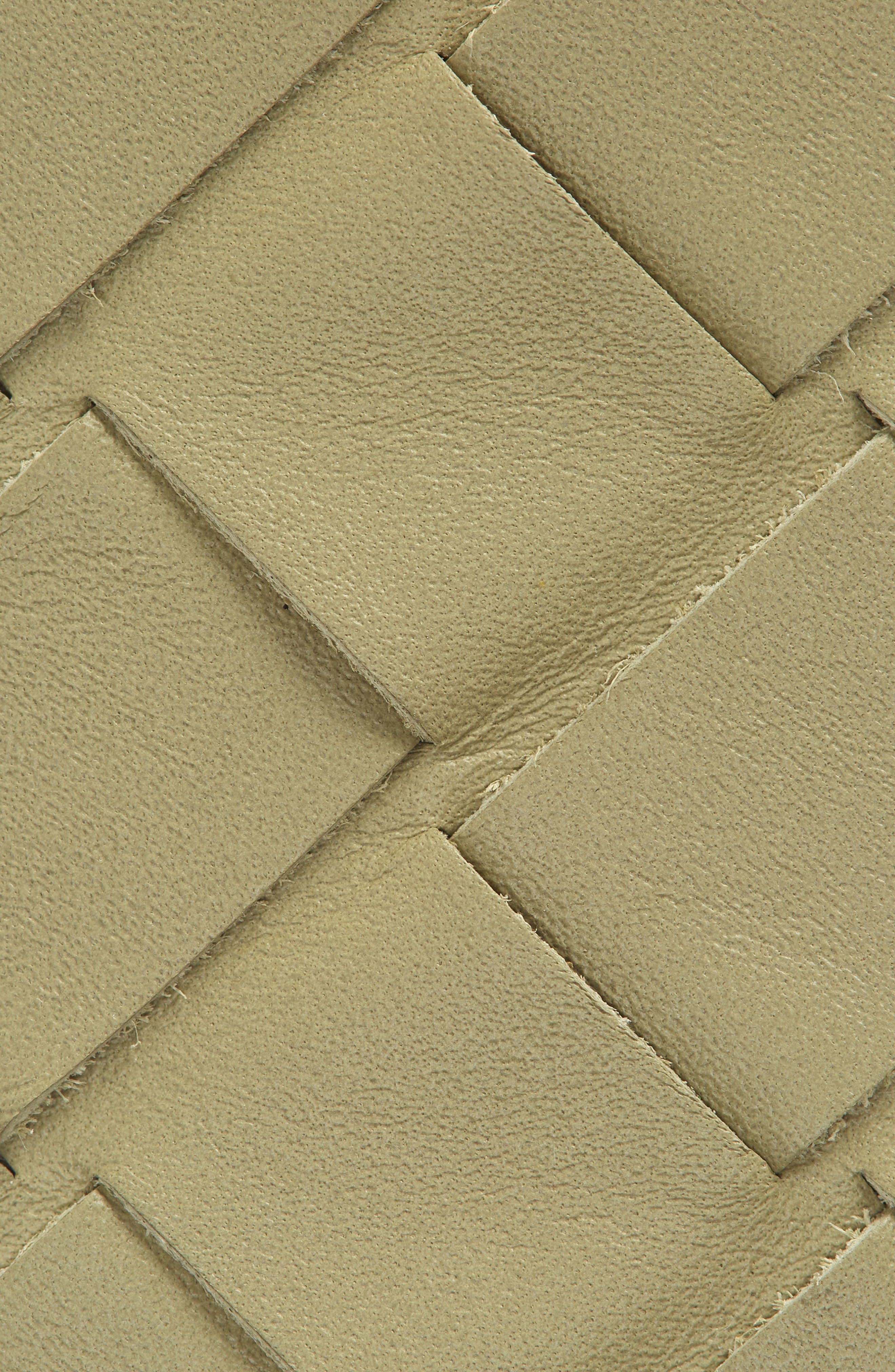 Bottega Veneta Intrecciato Weave Reversible Belt in Travertine/Parakeet/Silver at Nordstrom - 3