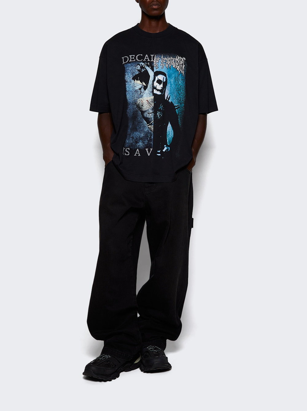 Cof Cut-up Oversized Tee Black - 5