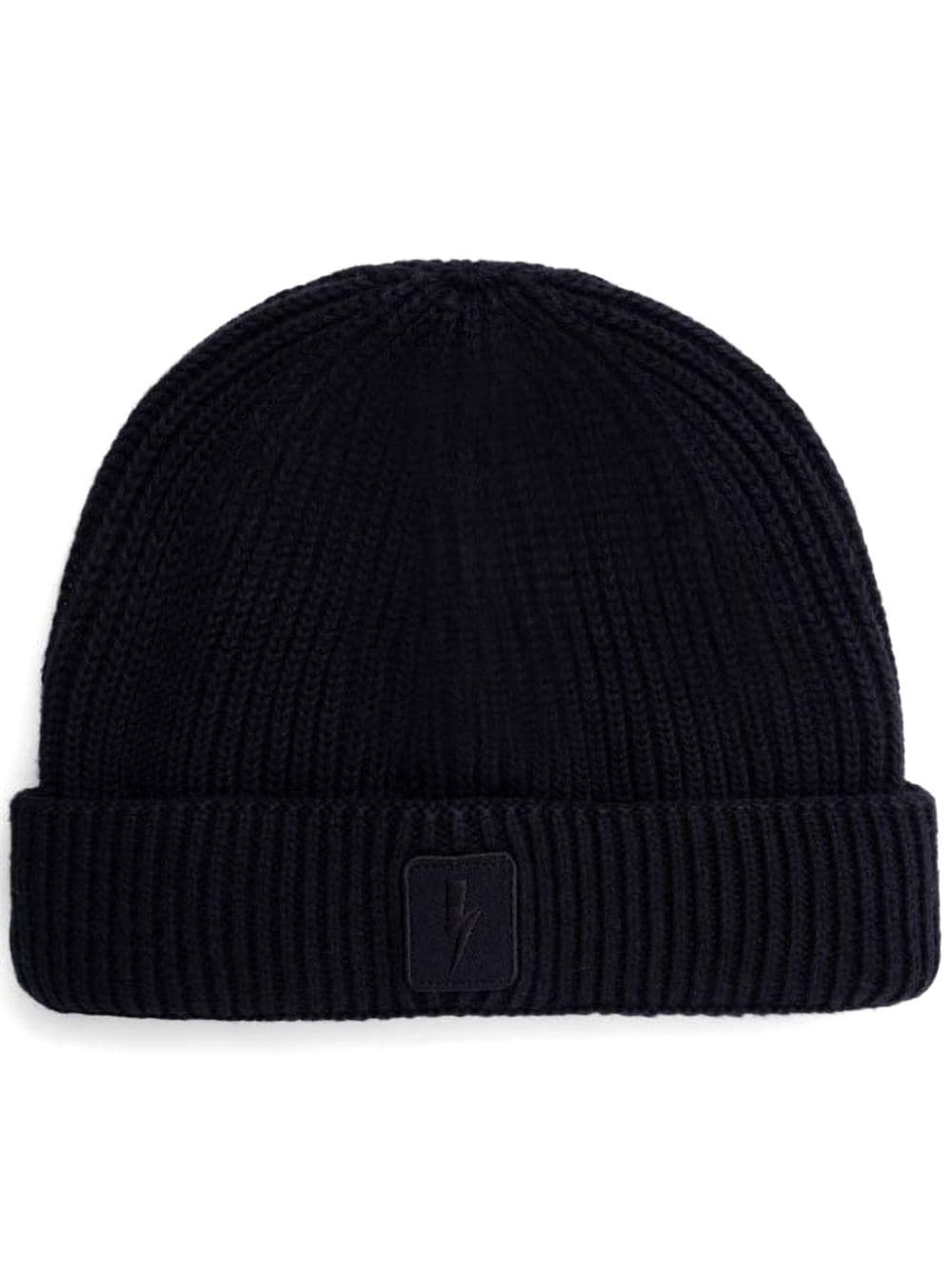 logo-appliqué beanie - 1