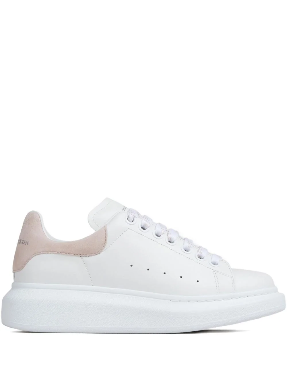 suede-panelled sneakers - 1