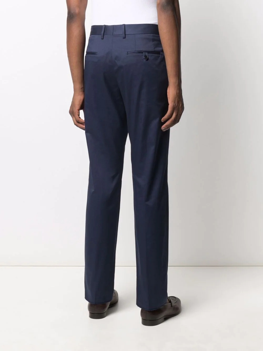 tailored stretch-cotton trousers - 4