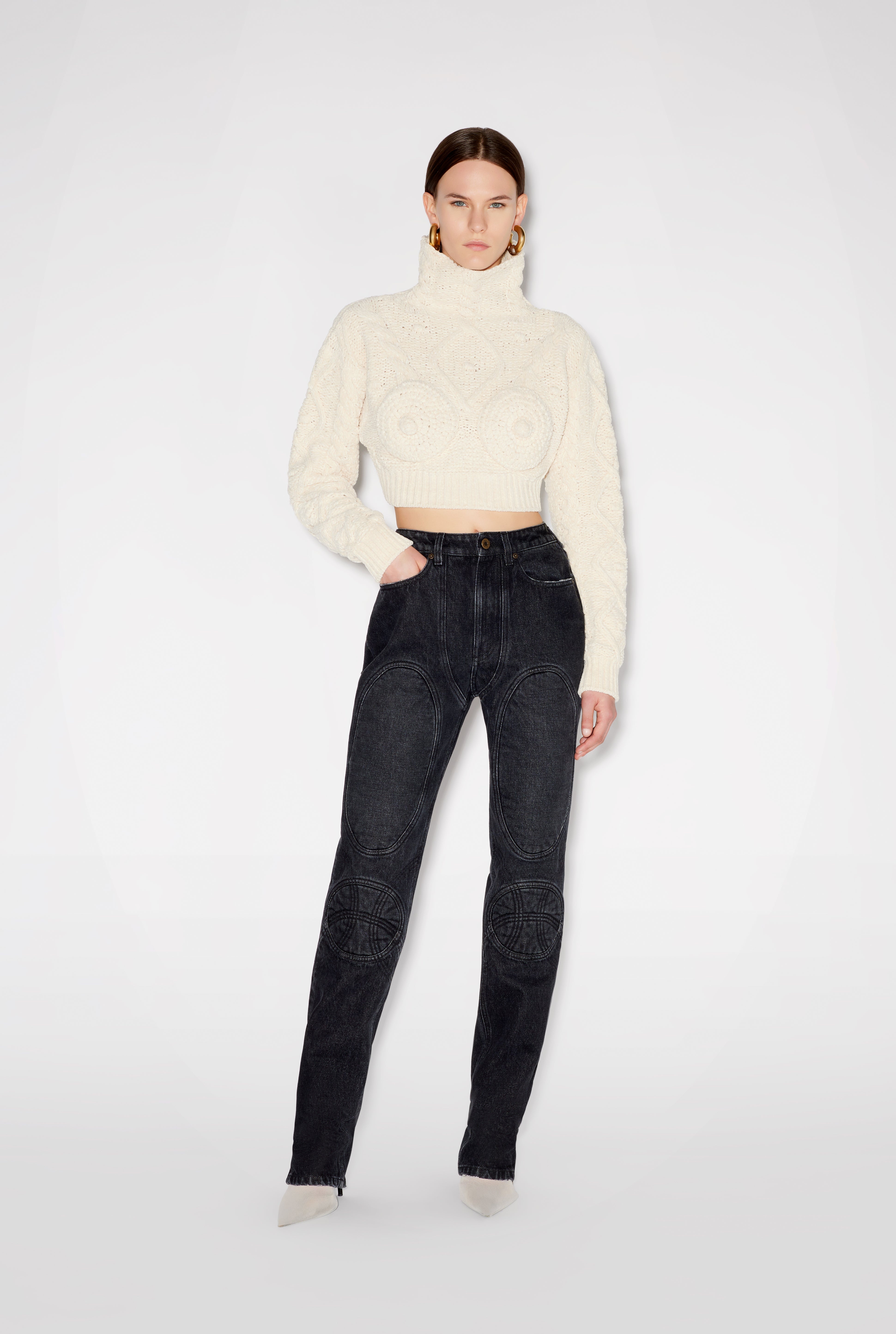 THE CROPPED MADONE SWEATER - 2