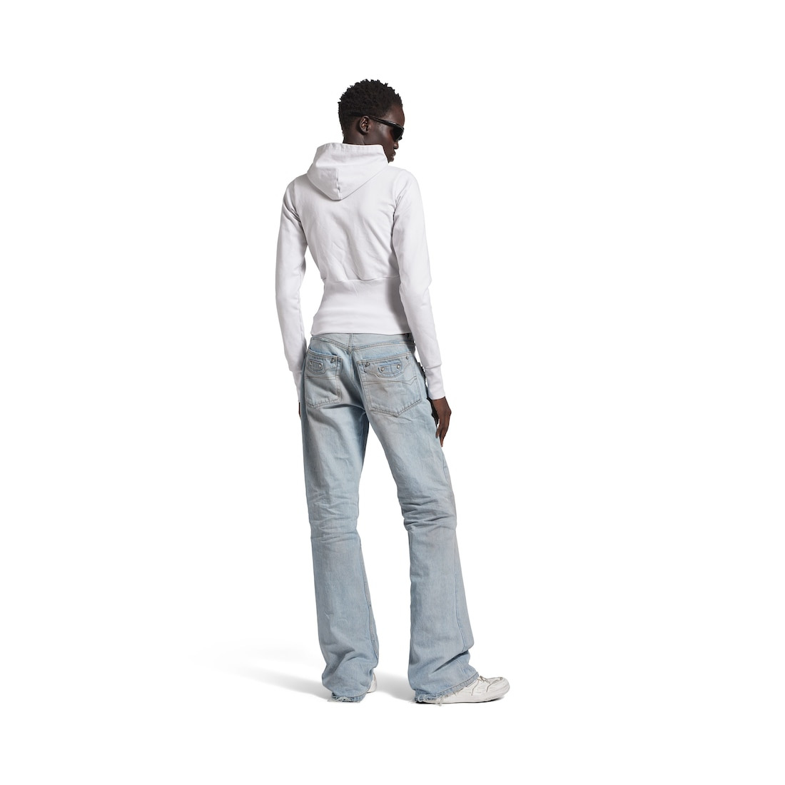Women's City Straight Pants in Light Blue - 4