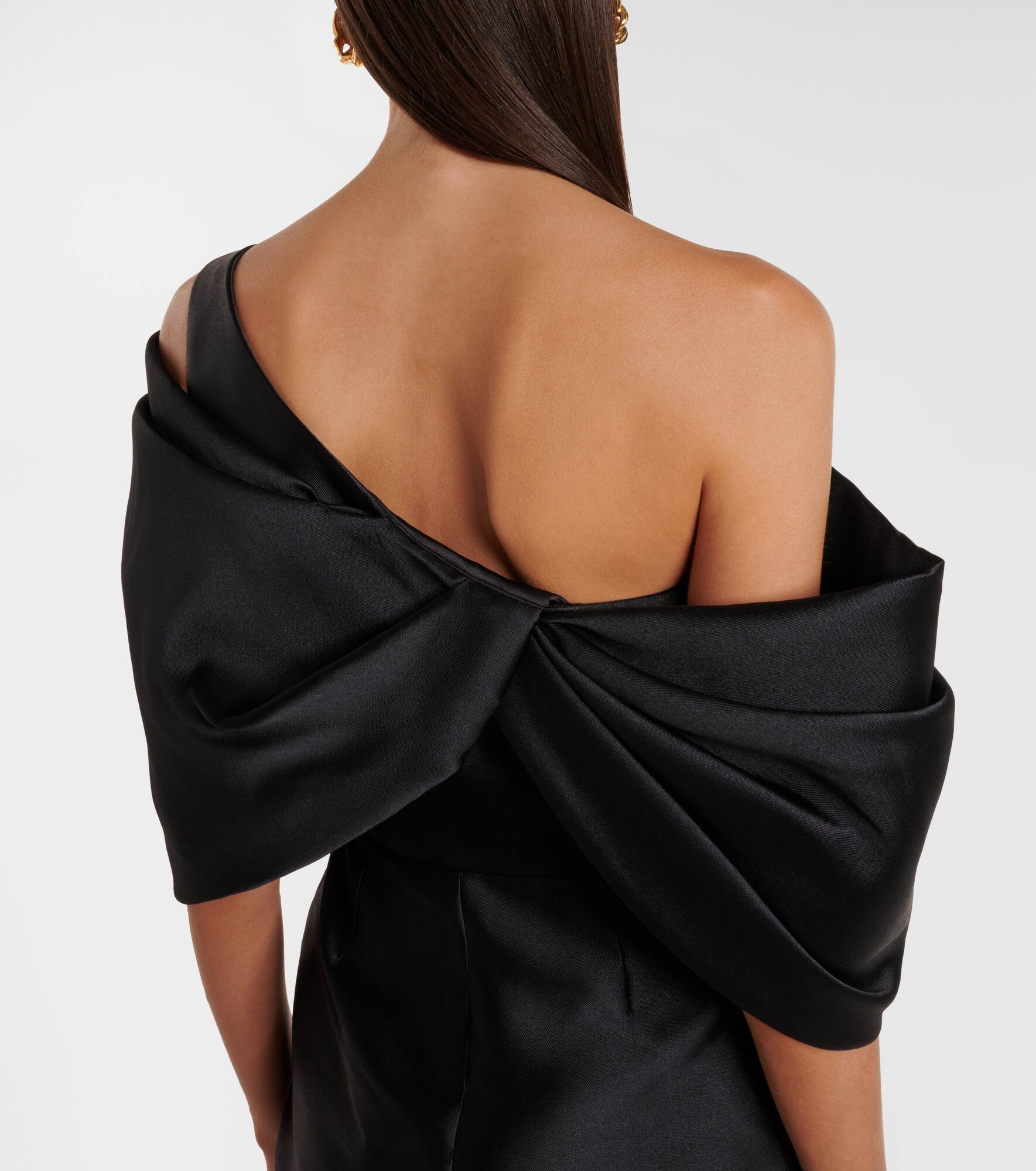 Davina satin cocktail dress - 5