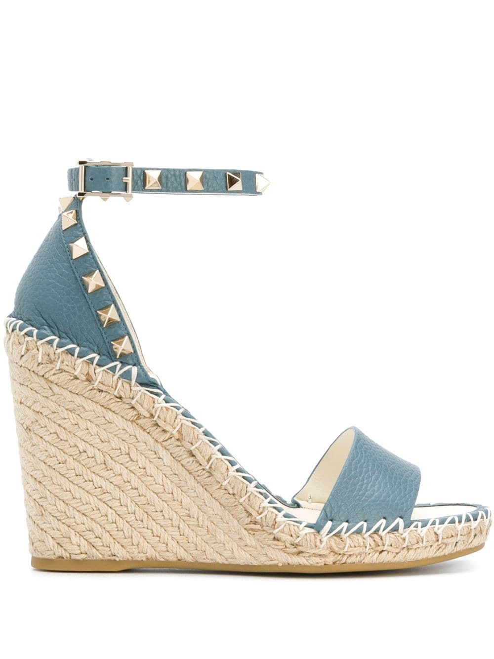 Rockstud 100mm wedge espadrilles - 1