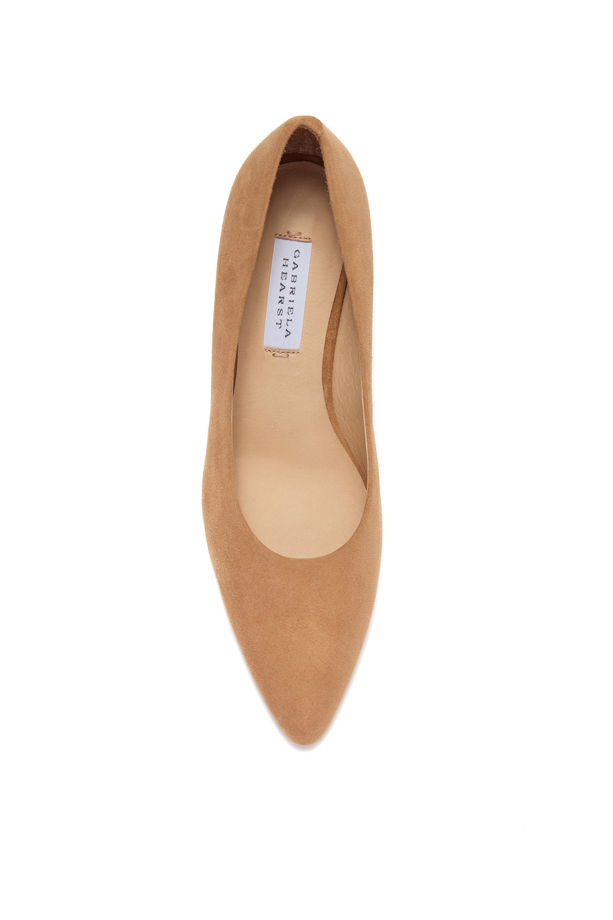 Peggy Pump in Dark Camel Suede - 4