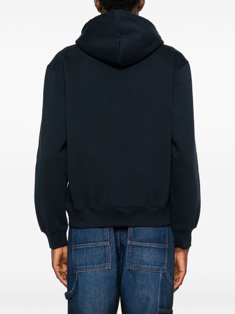 logo-embroidered hoodie 4