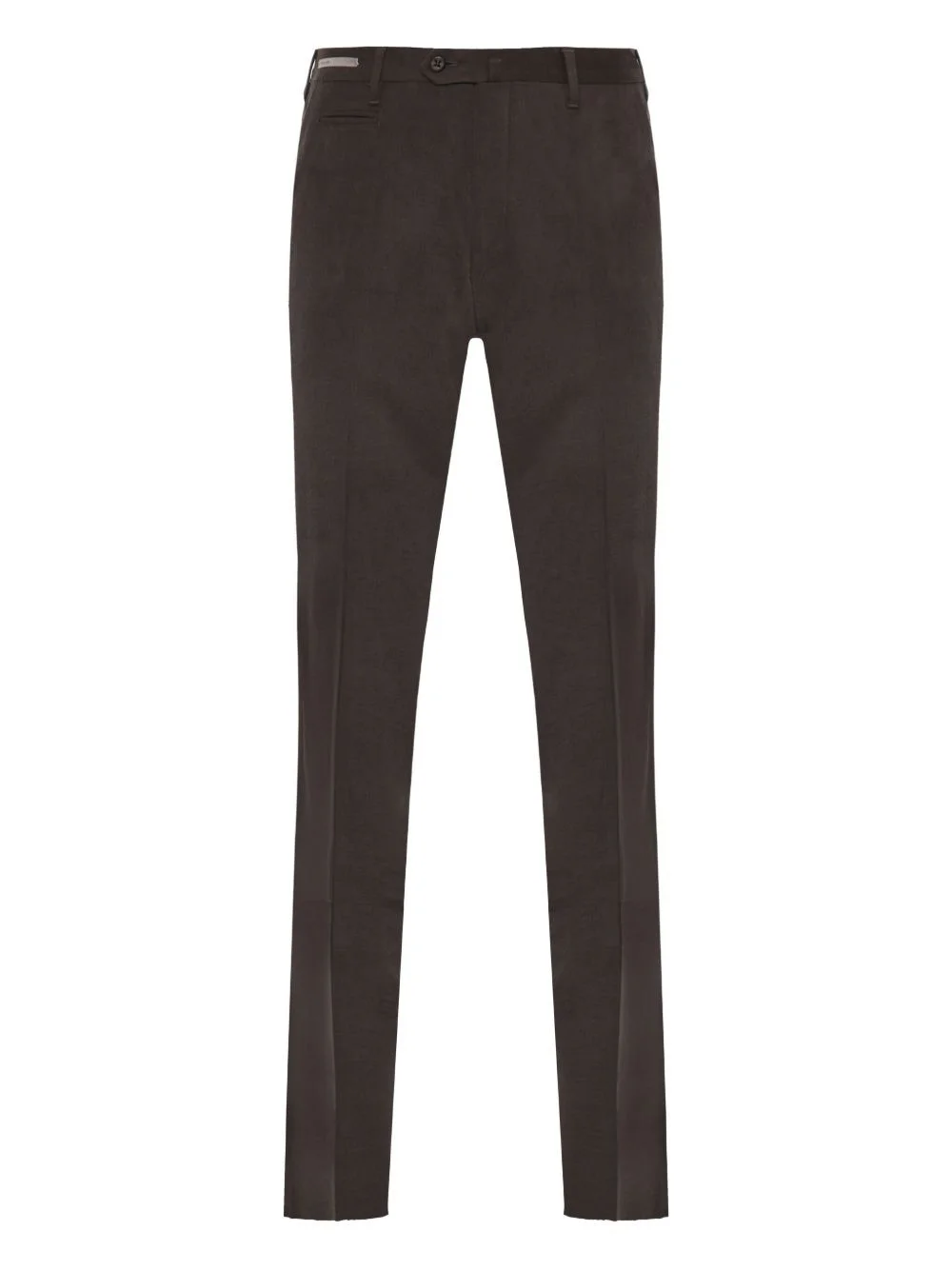 flat-front trousers - 1