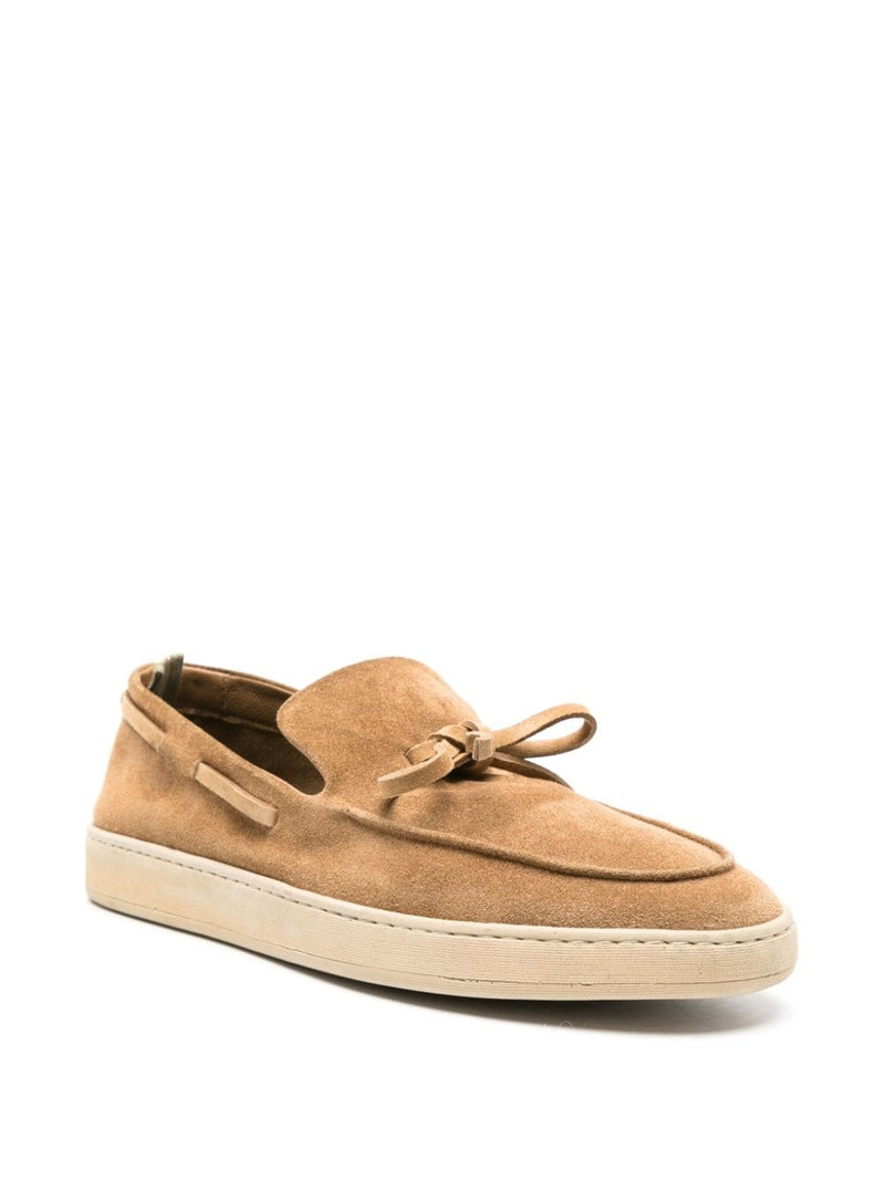 OFFICINE CREATIVE Herbie 003 suede boat loafers outlook
