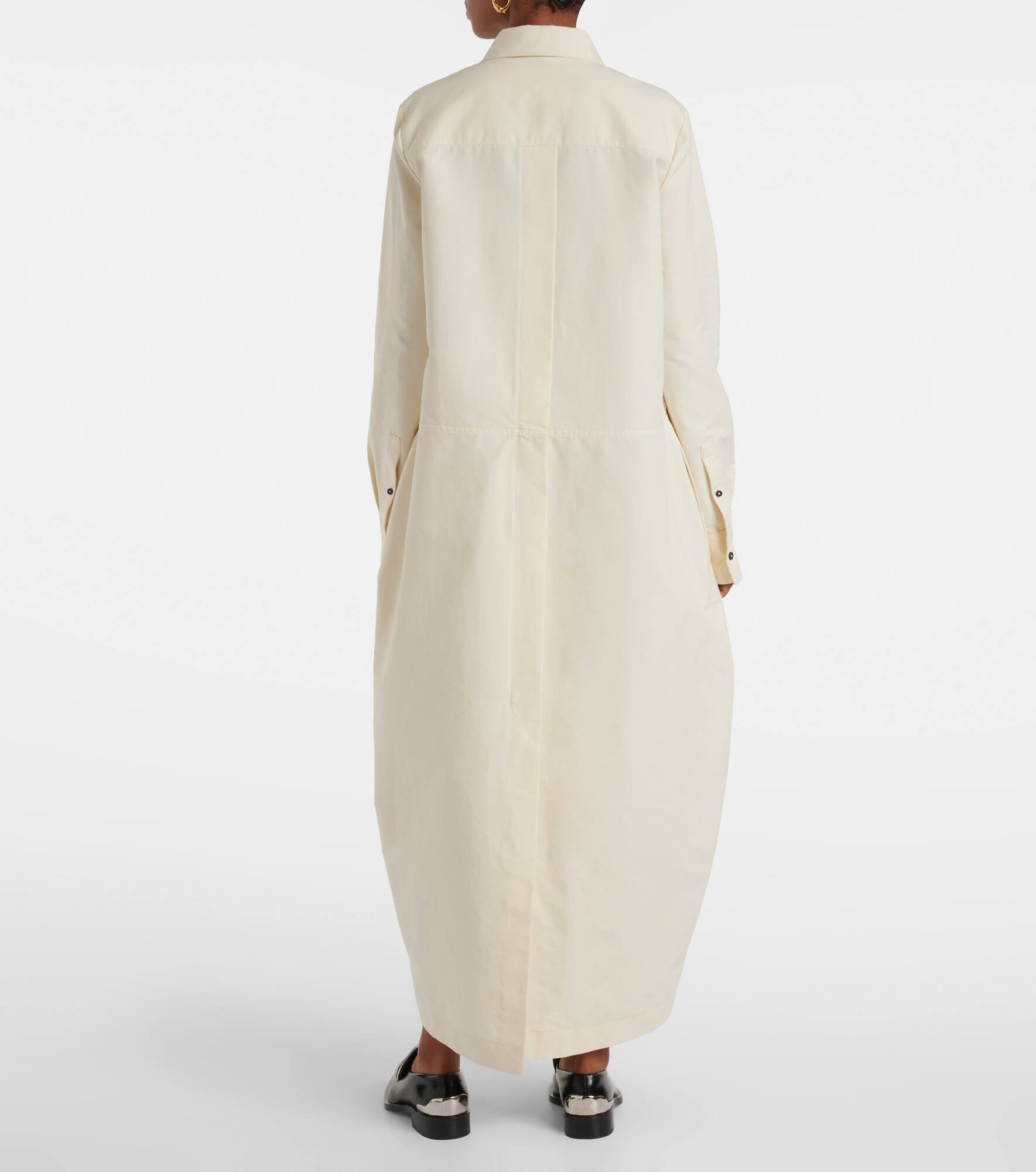 Cotton midi dress - 3