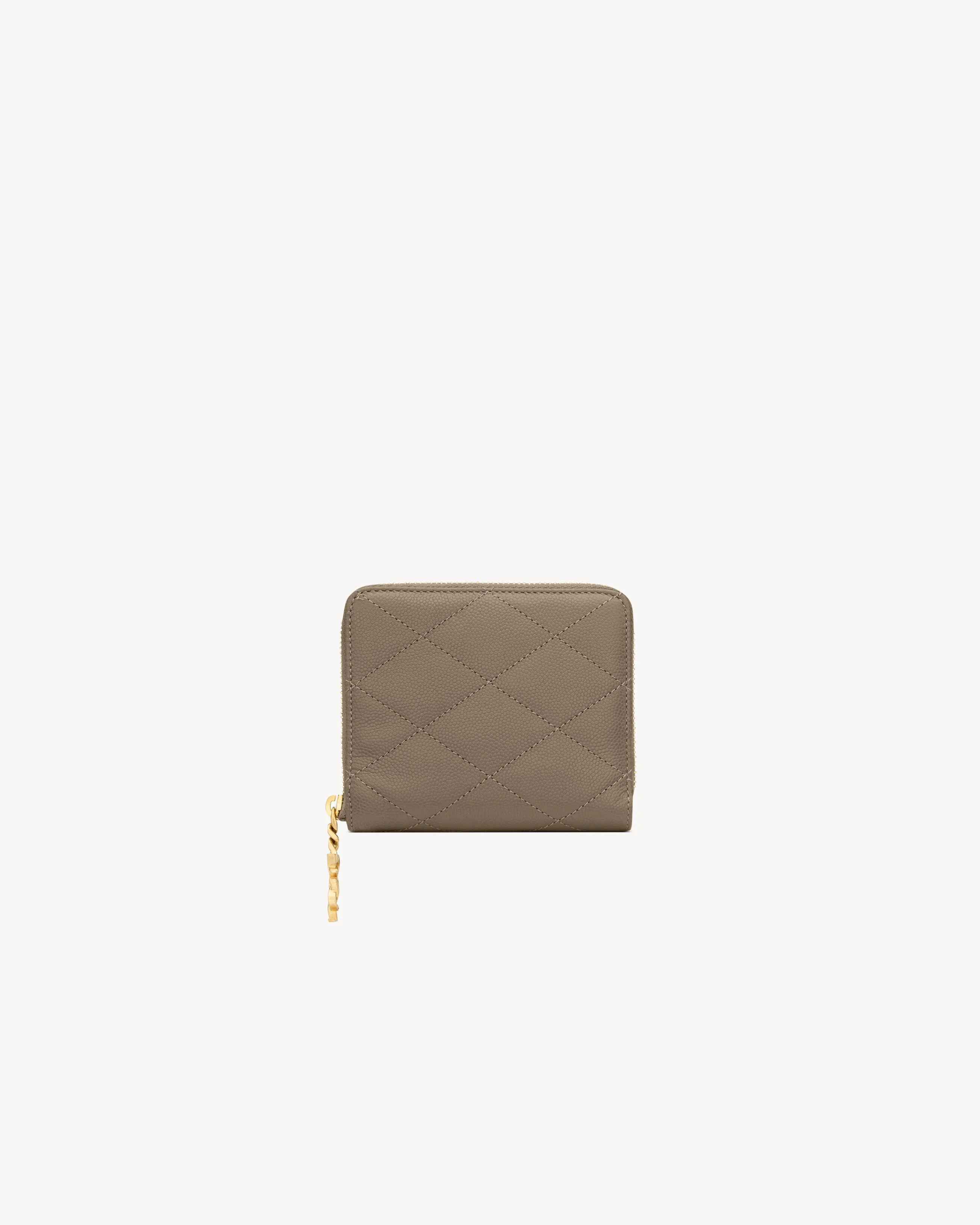 CASSANDRE BIJOU COMPACT WALLET IN GRAIN DE POUDRE LEATHER - 1