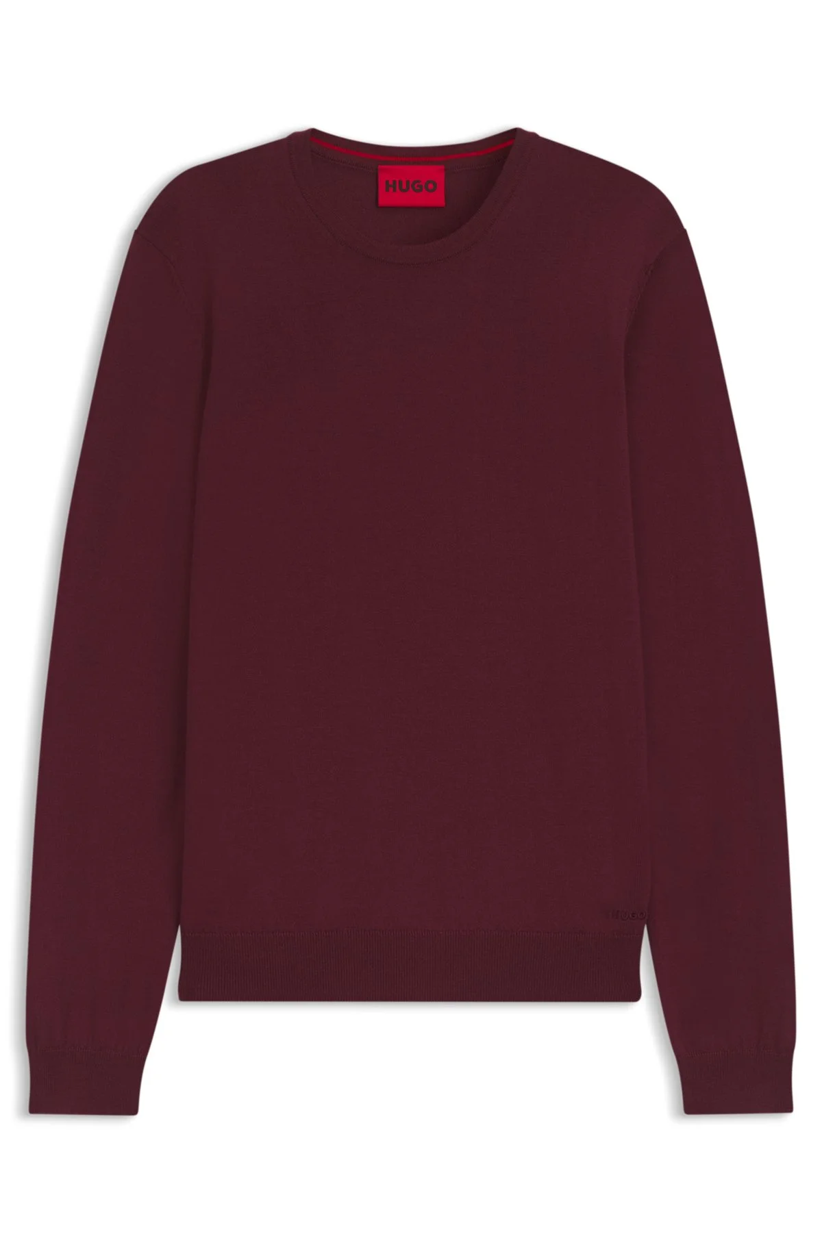 VIRGIN-WOOL SWEATER WITH EMBROIDERED LOGO - 1