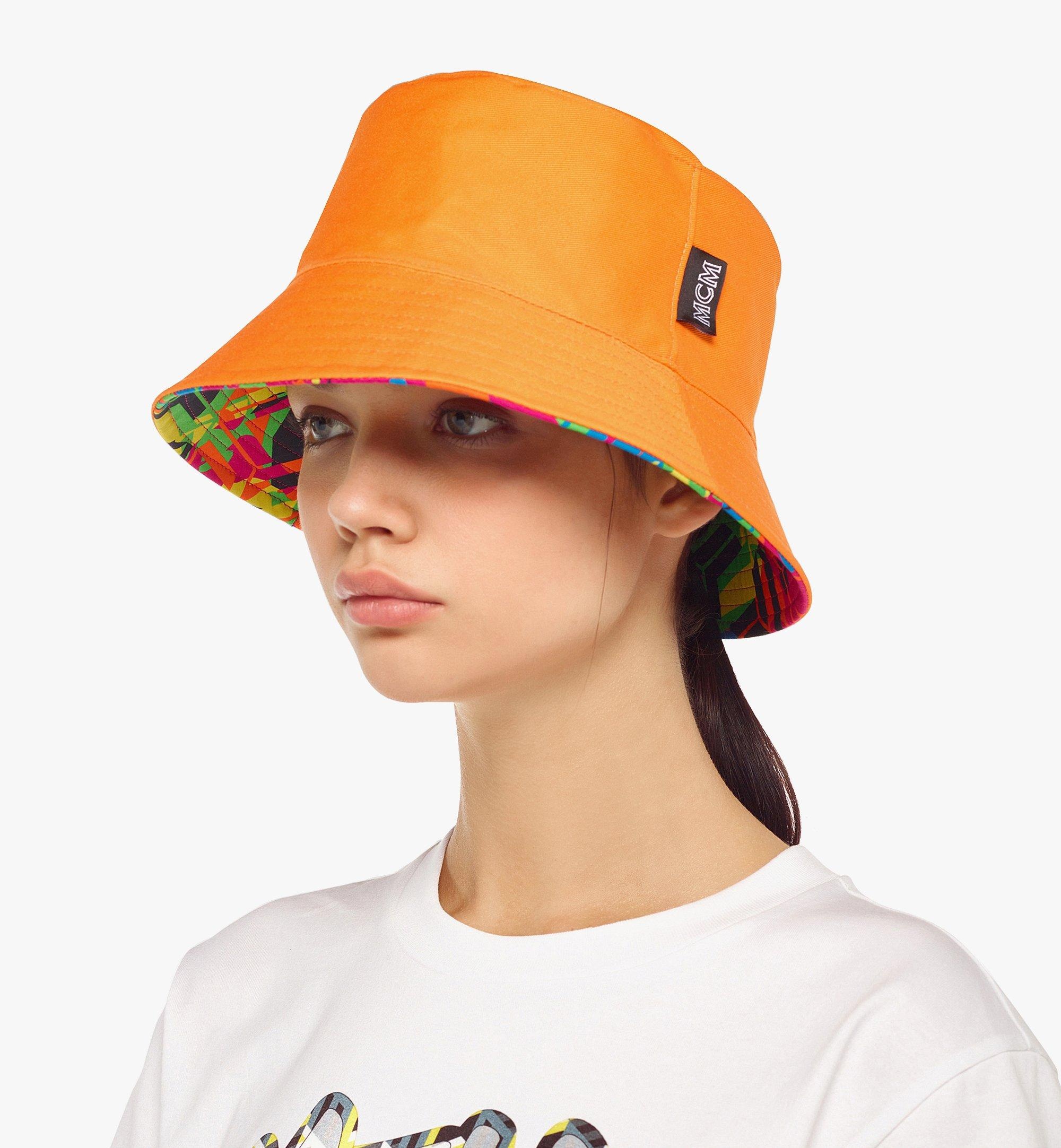 Reversible Cubic Camouflage Print Bucket Hat - 5