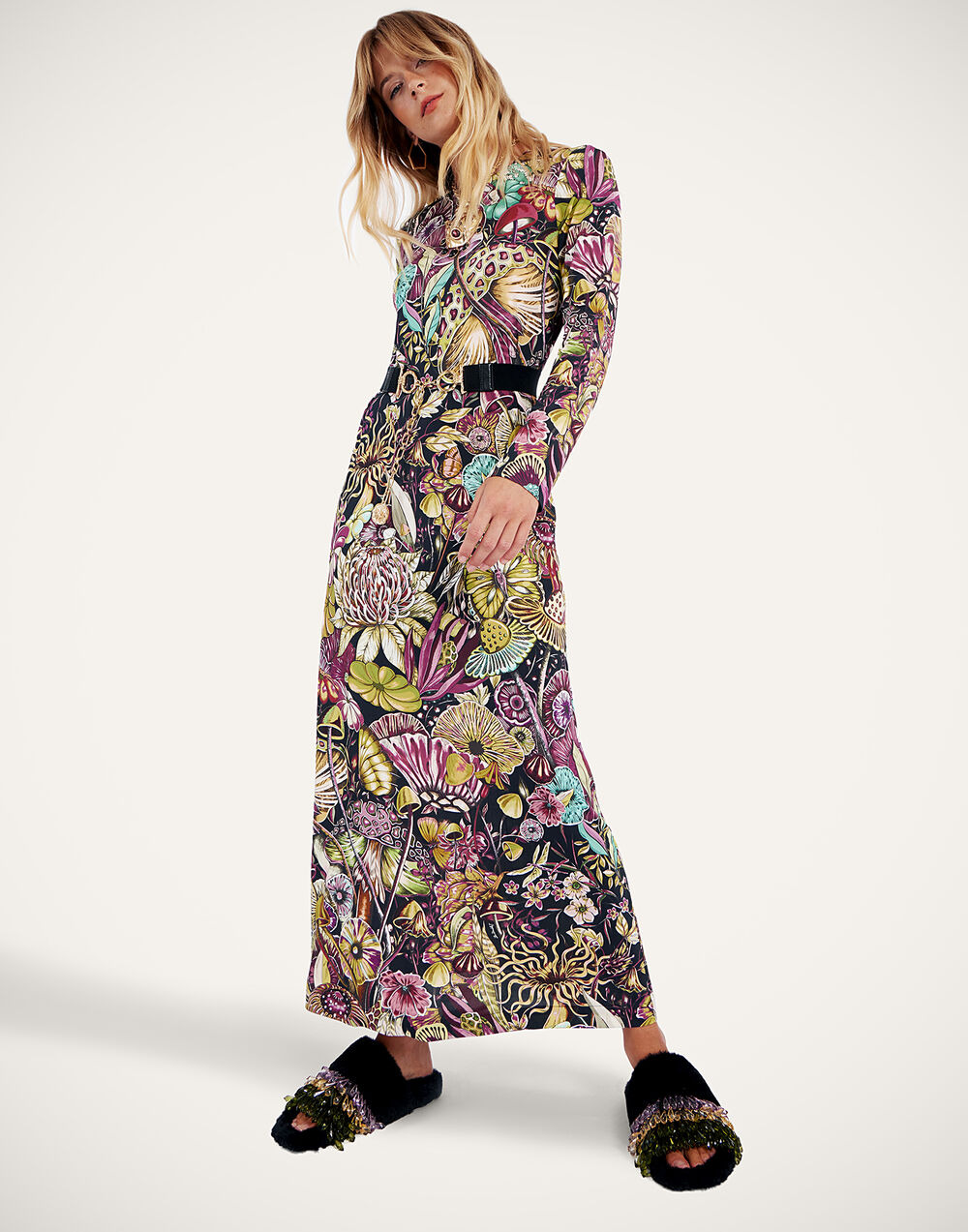 Long Sleeve Swing Dress - 6