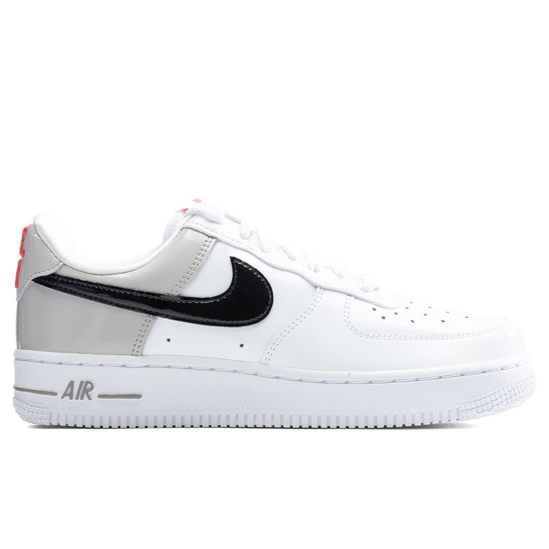WOMEN'S AIR FORCE 1 '07 - LIGHT IRON ORE/ BLACK/ WHITE/ UNIVERSITY RED - 1