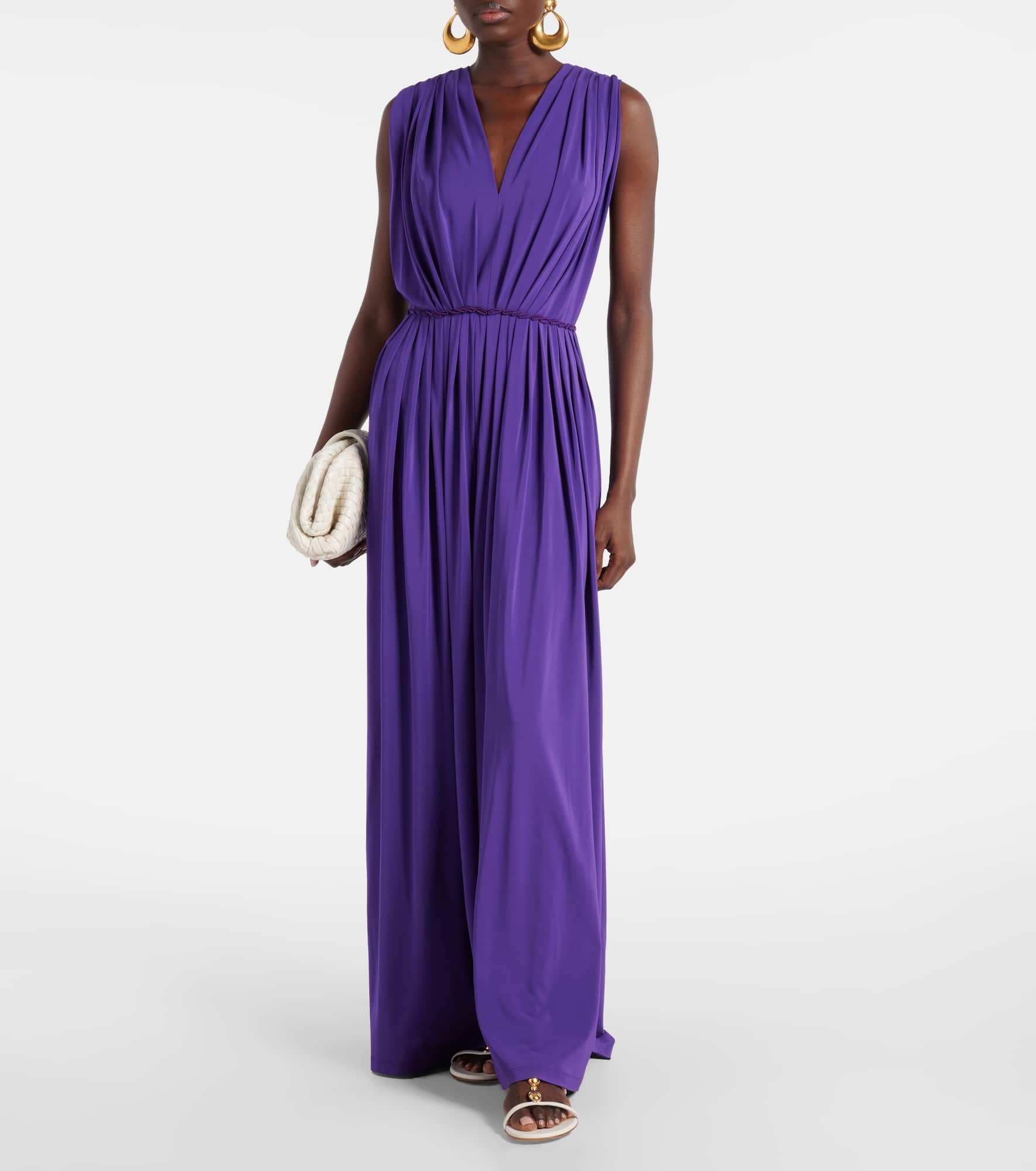 Walter pleated jersey maxi dress - 2