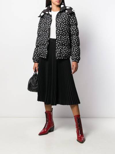 Dolce & Gabbana reversible polka dot puffer jacket outlook