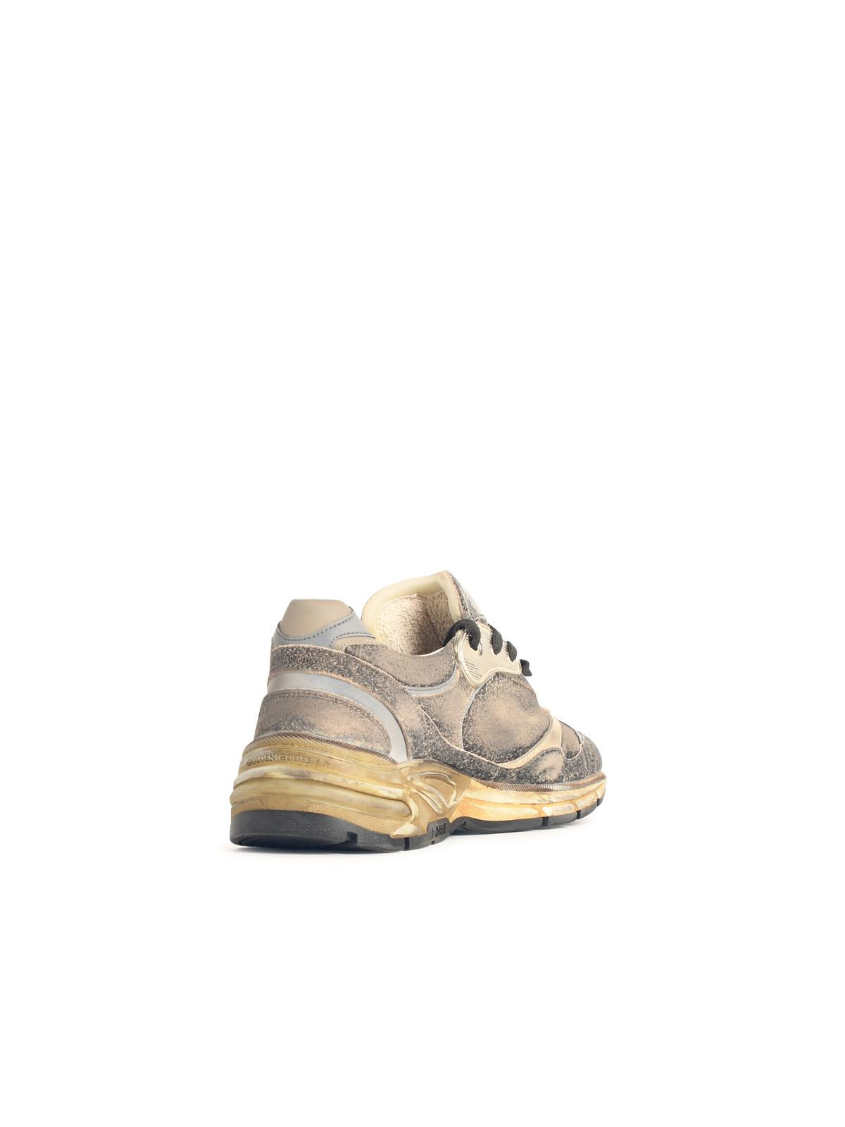 Golden Goose 'Dad' Black Leather Blend Sneakers Men - 3