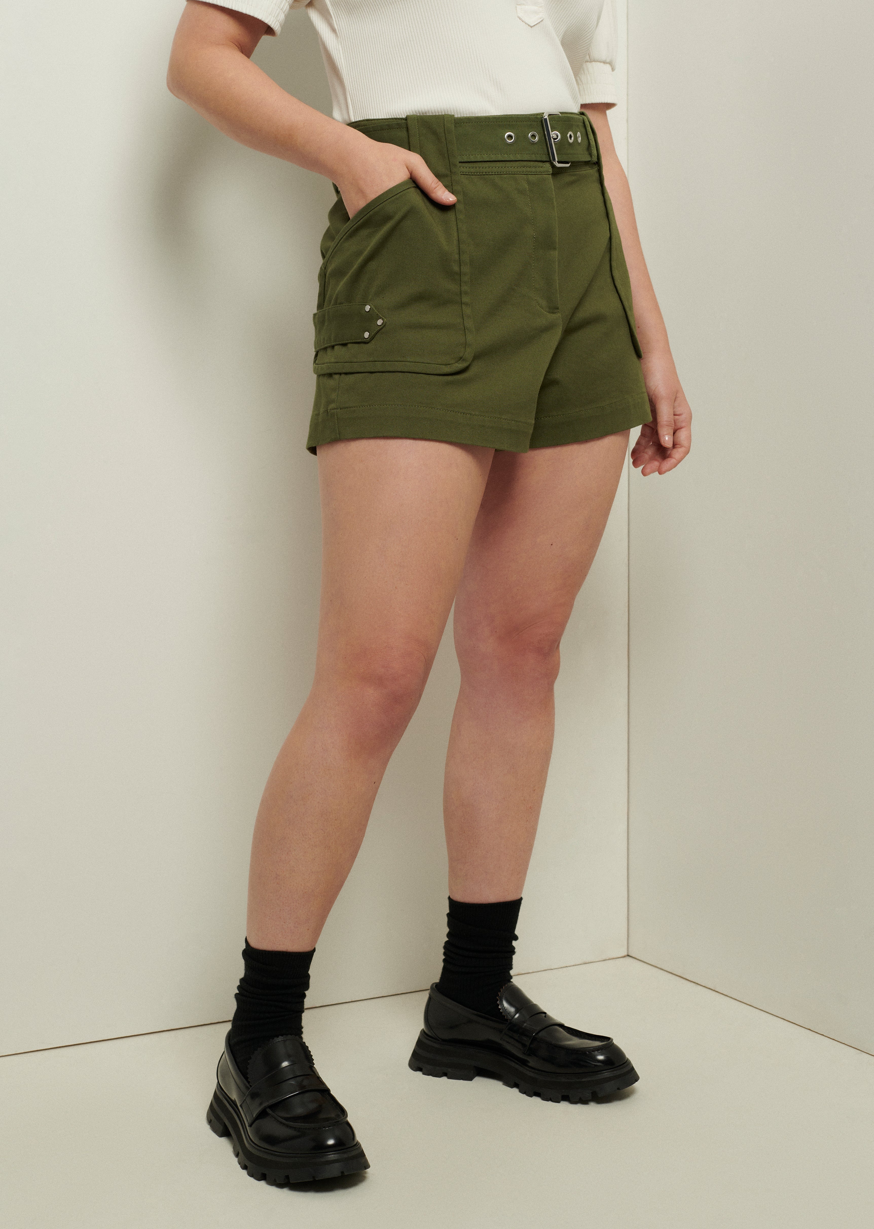 MONTEREY BELTED SHORTS - 4