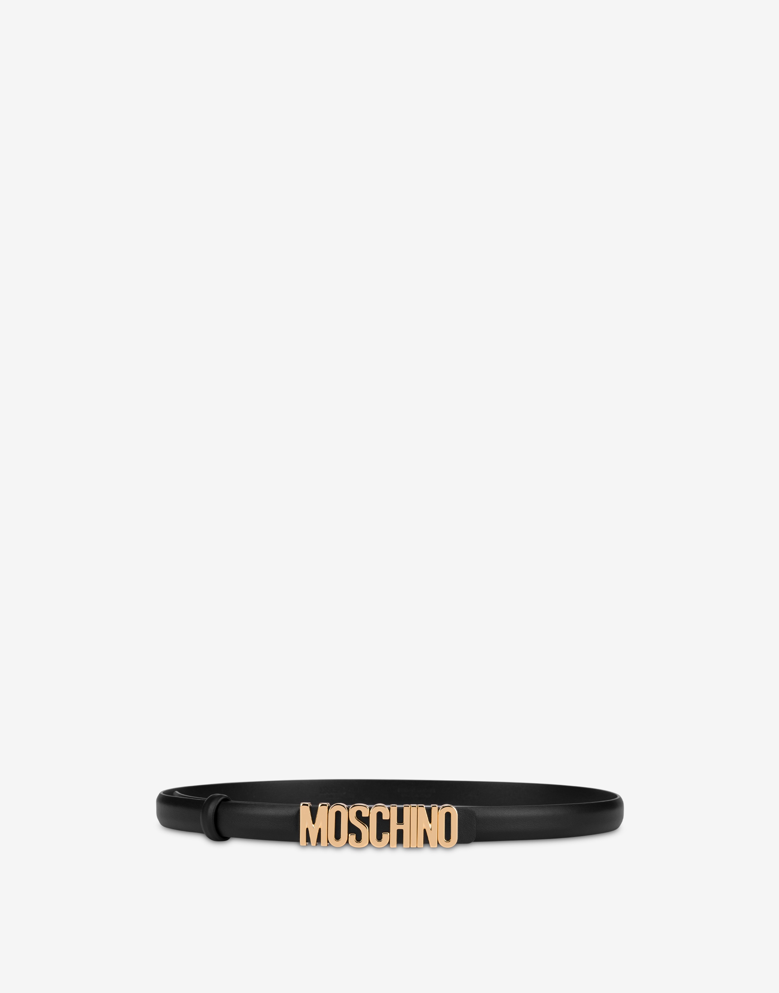 LETTERING LOGO CALFSKIN BELT - 2