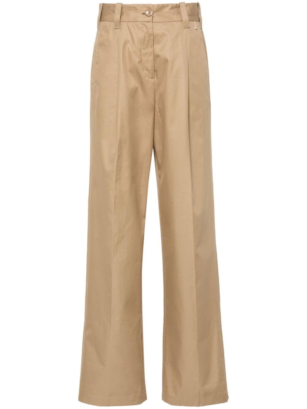 Delon pleat-detail trousers - 1
