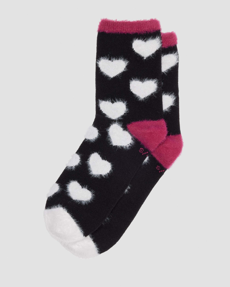 FAUX FUR ORGANIC COTTON BLEND SOCKS ORGANIC COTTON BLEND SOCKS 1