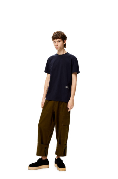 Loewe LOEWE embroidered T-shirt in cotton outlook