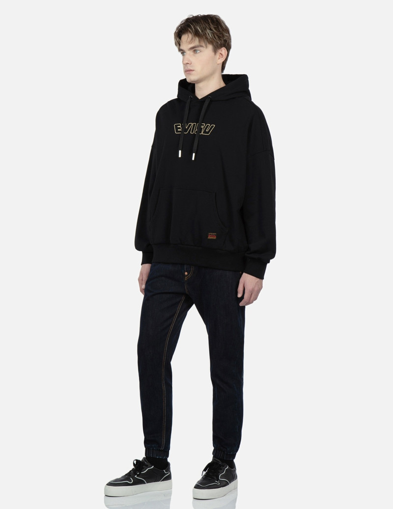 JACQUARD DAICOCK INSERT DENIM JOGGER PANTS 4