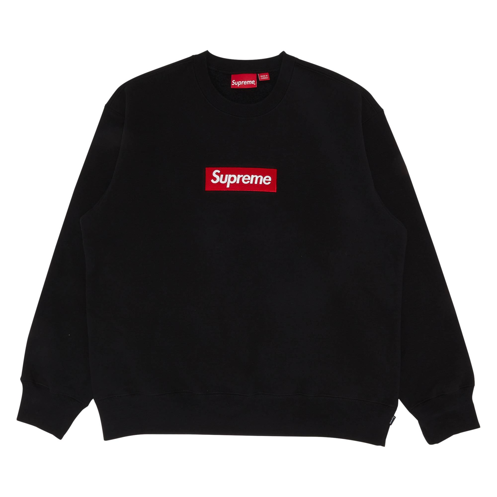 Supreme Box Logo Crewneck 'Black' - 1