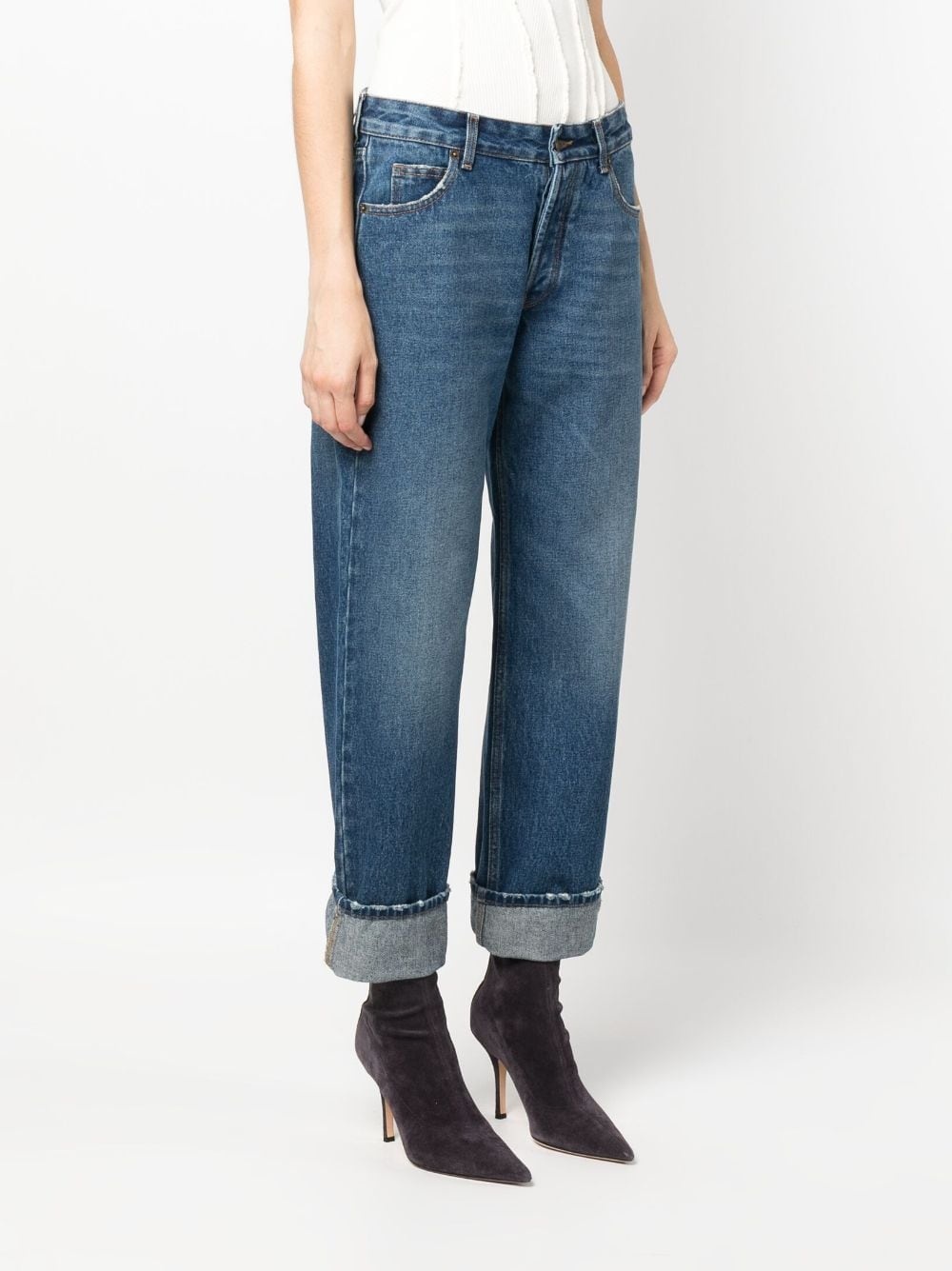 Liz straight-leg cropped jeans - 3