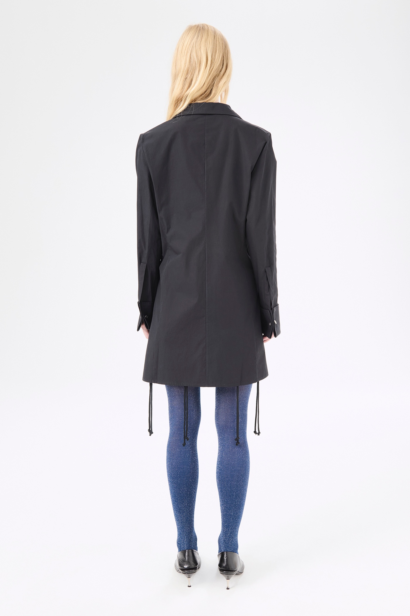 Blazer Shirt Ripe Black Poplin - 5