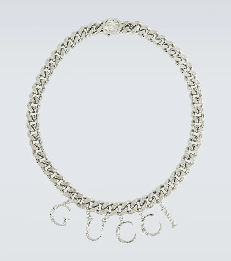 Necklace with Gucci script 1