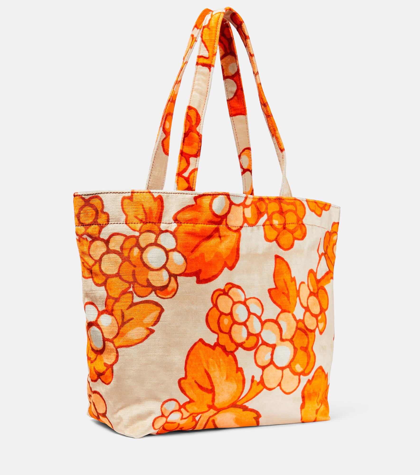 Pegaso leather-trimmed tote bag - 4