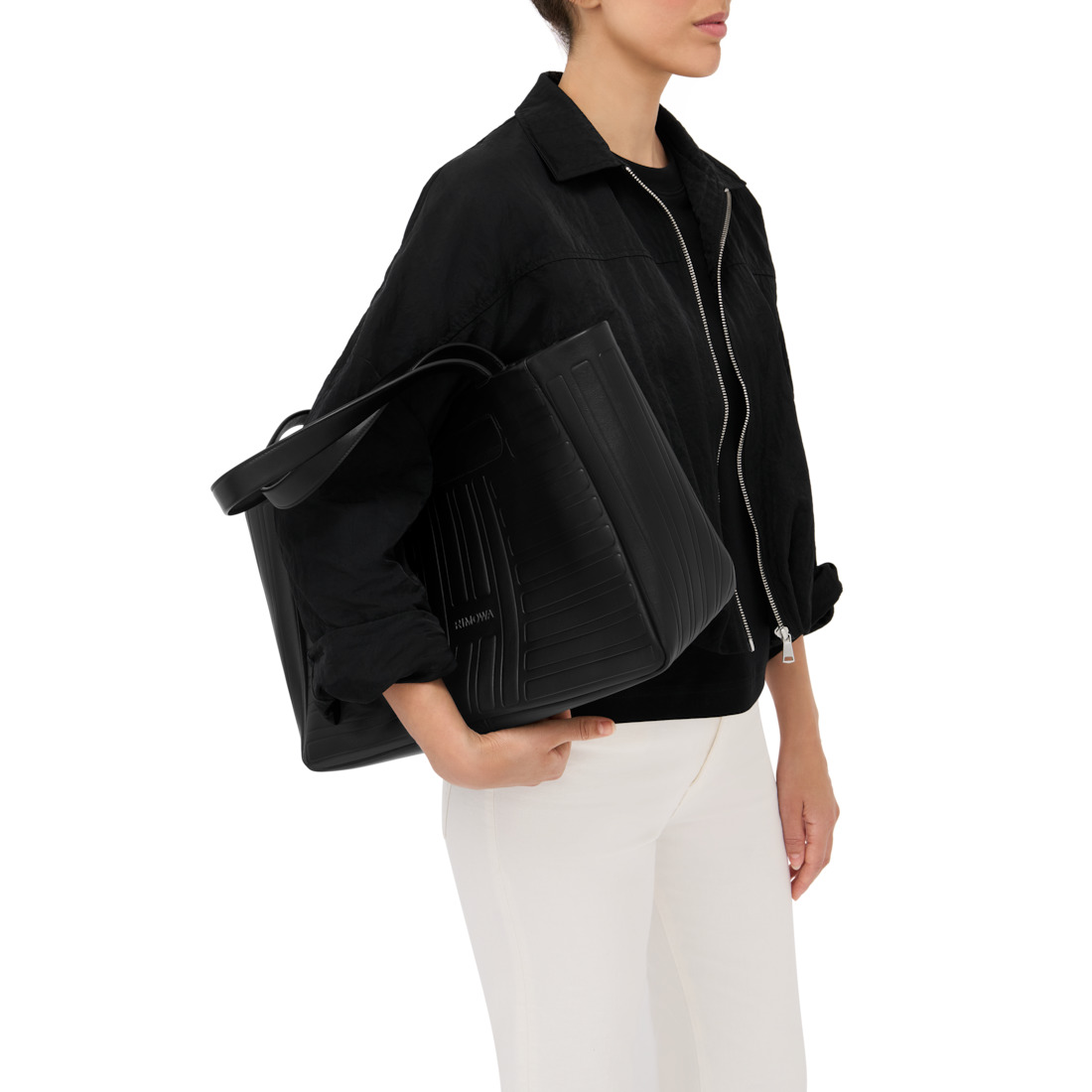 Groove - Leather Shopping Bag - 9