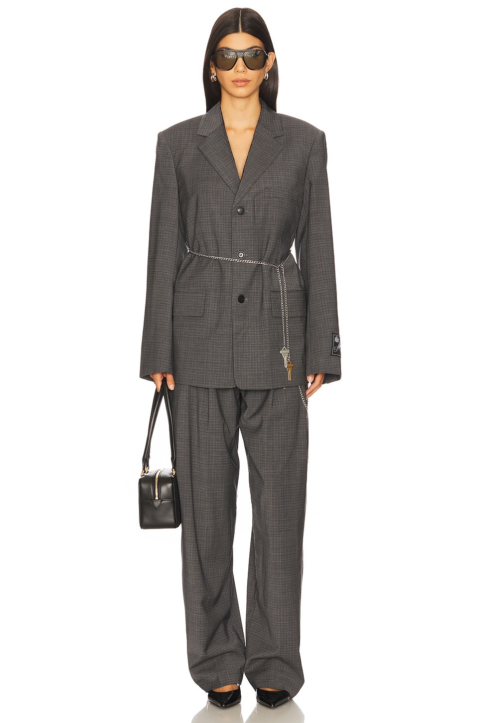 Mid-rise Trouser With Chain - 5
