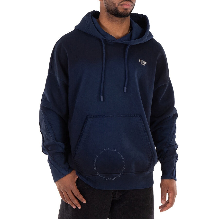 Fendi Drawstring Hooded Long Sleeve Sweater - 2