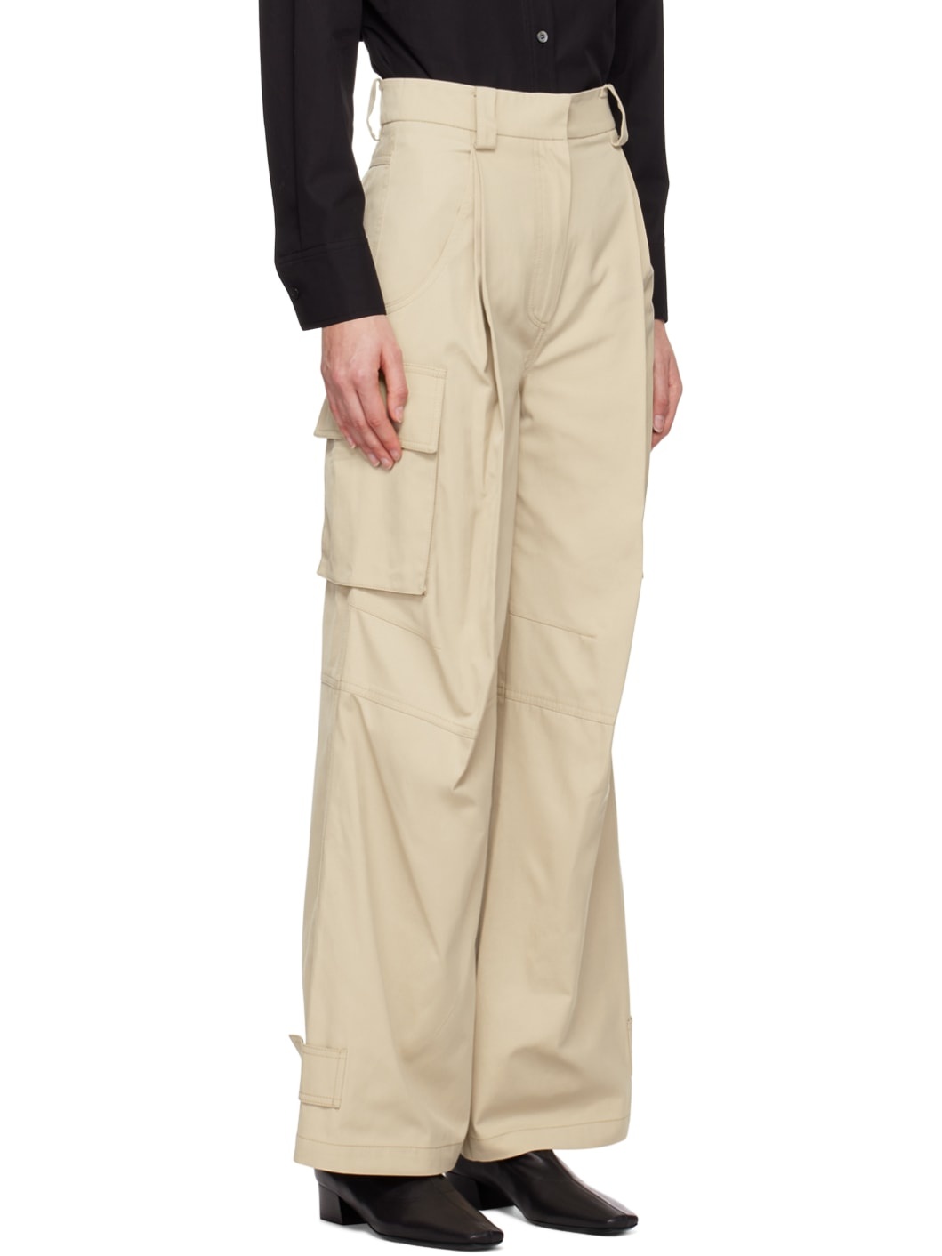 Beige Cargo Pant - 2