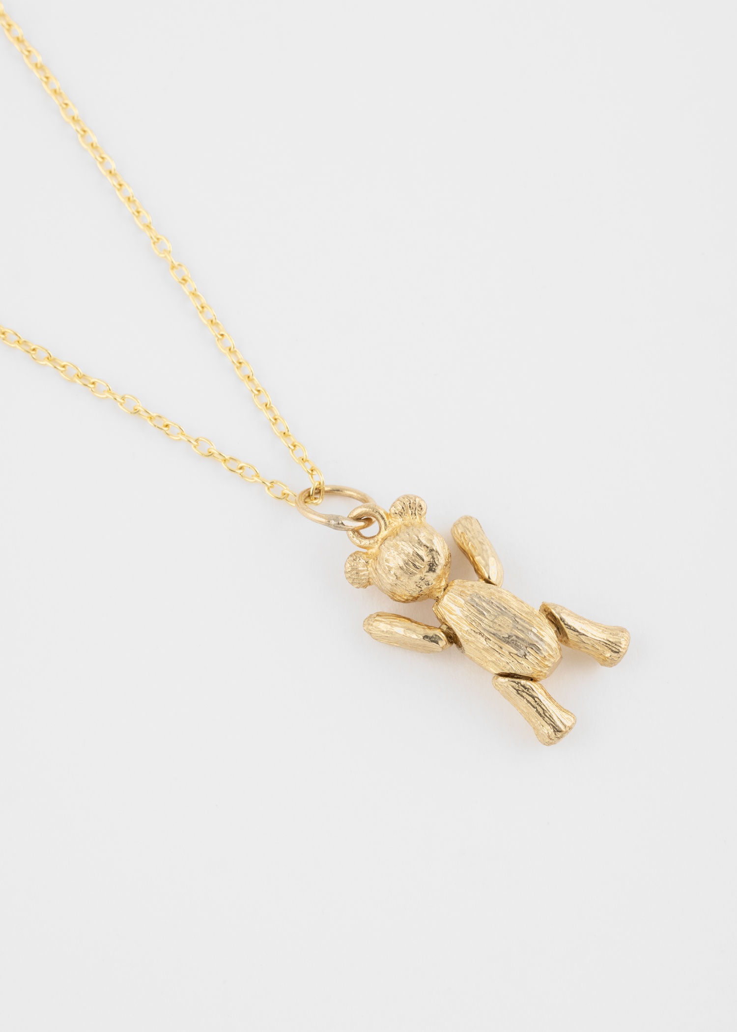 'Artfully Articulated Bear' Vintage Gold Necklace by Baroque Rocks - 2