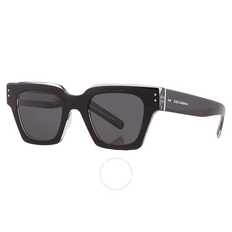 Dolce and Gabbana Grey Square Men's Sunglasses DG4413 675/R5 48 - 5