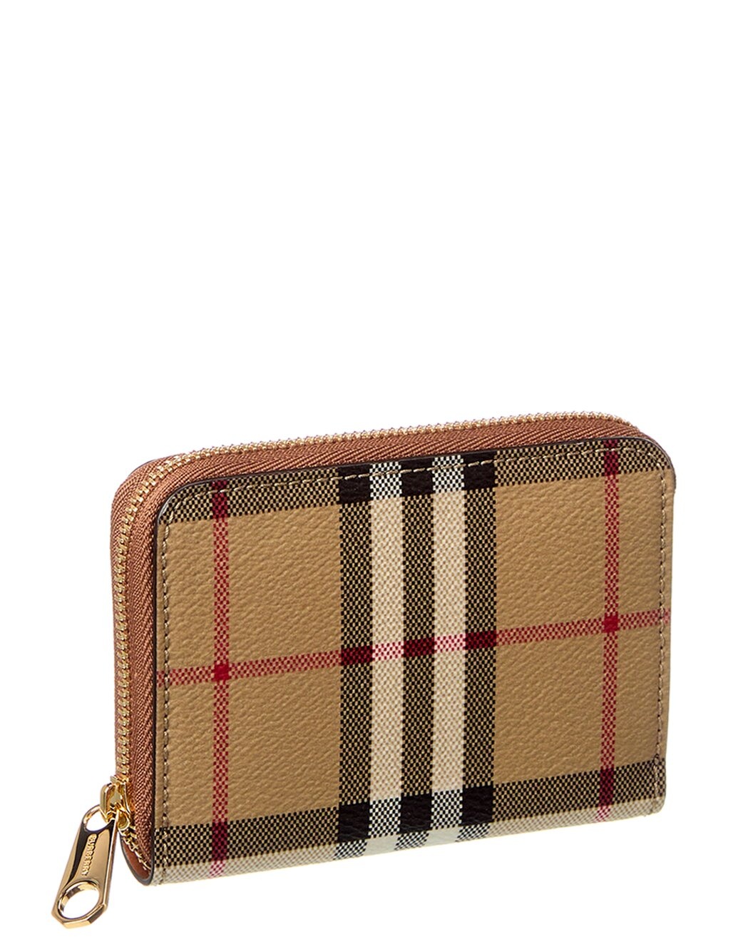 Burberry Check Small E-Canvas & Leather Coin Purse - 3