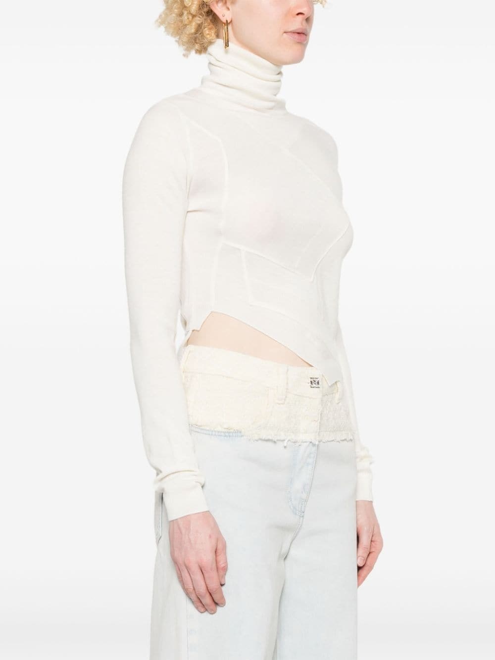 single-stitch logo sweater - 3